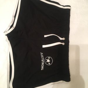 Just Strong track shorts